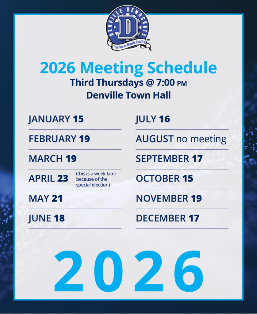 Denville Democrats Meetings 2026